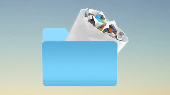 mac trash icon missing