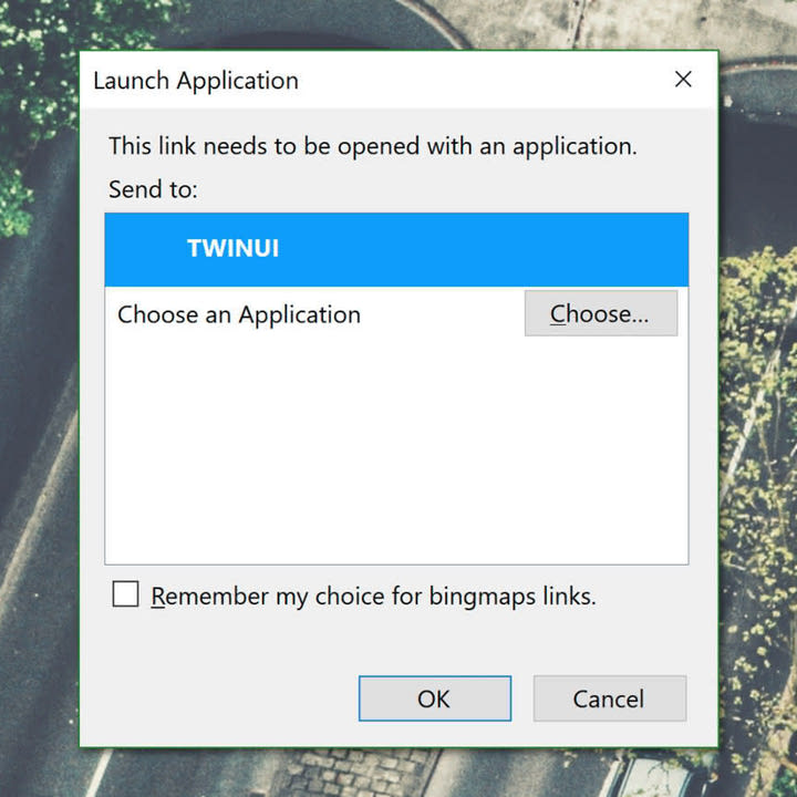 open with twinui open with twinui